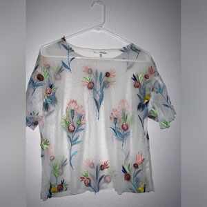 June & Hudson sheer top absolutely gorgeous.